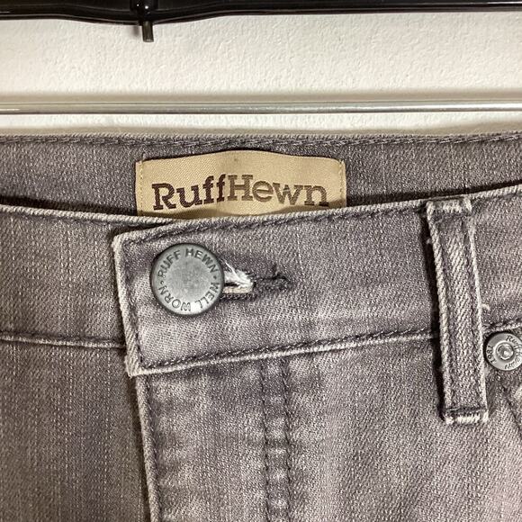 Ruff Hewn Grey Denim Jean Mini Skirt 10 Western Cowgirl Rodeo Cowgirl Chic - Picture 2 of 6